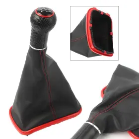 Dreamhighh 550756130501 Shifter Gear Shift Knob Gaiter Boot Fit Vw Mk4 Golf Jetta 5 Speed 1999-2004