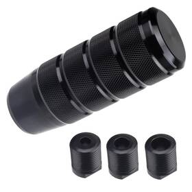 Ecocstm Ecocstm-csk-01 Car Shifter Knob Aluminum Gear Shift Style Knobs Black