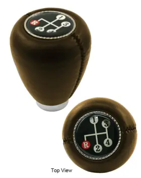 79-4642-0 Empi 79-4642 Shift Pattern Gear Knob Brown Fits Vw Bug Bus Ghia