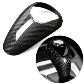 Enen-tradingusa 612053755938 Interior Gear Shift Knob Cover Decor Stickers Trim Fit Bmw M3 M5 Carbon Black Enen-tradingusa 612053755938 Interior Gear Shift Knob Cover Decor Stickers Trim Fit Bmw M3 M5 Carbon Black