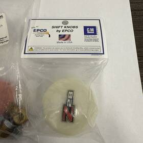 Epco 287680 Shift Knob Z28 Logo White 1967-2015 With Hdwr