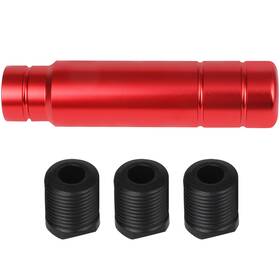 Ewaymotor A0166372a01 Aluminum Red Racing Car Gear Shift Knob Shifter Lever Head Universal 13cm