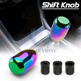 Ezautowrap Pc-sk06 Neo Chrome Stick Shift Knob Weighted Manual Gear Shifter Jdm Aluminum Rainbow 06