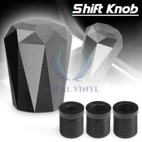 Ezautowrap Shifter-diamond-sk169 Universal Shift Knob Chrome Purple Aluminum Manual Stick Lever Shifterjdm