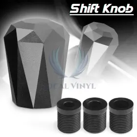 Shifter-diamond-sk169 Ezautowrap Universal Shift Knob Chrome Purple Aluminum Manual Stick Lever Shifterjdm