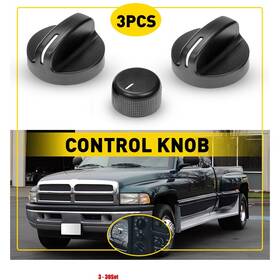 Fancyautoworld 7440 For 94-97 Dodge Ram 1500 Ac Fan Control Temperature Assortment Switch Knob 3-30x