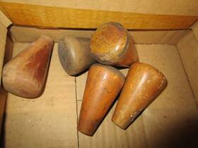 Fiat 5887104 124 2000 Spider Wood Shift Knob Lot Original 1979-1985 X5 Total