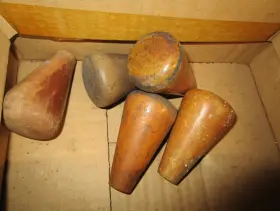 5887104 Fiat 124 2000 Spider Wood Shift Knob Lot Original 1979-1985 X5 Total