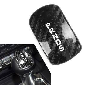 Flashbuyeasyusa 232145313640 Gear Shift Knob Cover Head Trim Fit Fitd Mustang 2015 2016 2017-2023 Black