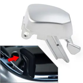 Flashbuyeasyusa 550728838695 Gear Shift Lever Change Button Silver Fit Land Rover Range Sport 2014-20