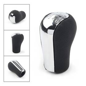 Flashbuyeasyusa 550745936602 Gear Stick 6 Speed Mt Aluminum Leather Shift Knob Shifter Fit Toyota Manual Car