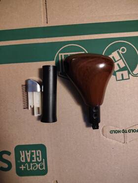 Ford 4f1z-7213-aa 2003-2007 Taurus 500 Sable Shift Knob Handle Lever Wood Grain
