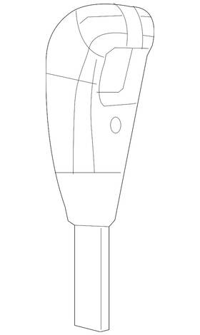 Ford 5m6z-7213-ab Genuine Automatic Transmission Shift Lever Knob