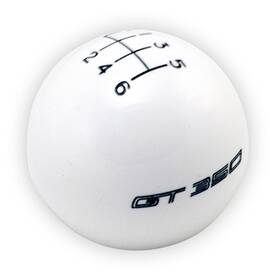 Ford 756122006207 Racing 15-19 Mustang Gt350 White 6-speed Shift Knob