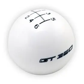 Ford 756122006207 Racing 15-19 Mustang Gt350 White 6-speed Shift Knob
