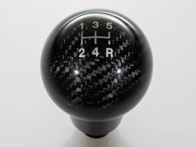 Ford Accessories Fm5z-7213-a Genuine Shift Knob - Black Carbon Fiber 5-speed