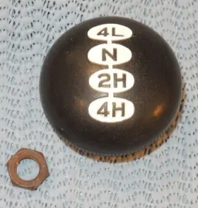 C4tz-7213-a Ford 1964 1985 And Dodge Pu 4-wheel Drive Shift Knob 4wd Inch C4tz Truck 4x4 With Nut