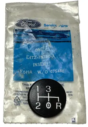 E4tz-7n280-a Ford E4tz7n280a Genuine Shift Knob Insert Nos For F-150 4 Speed