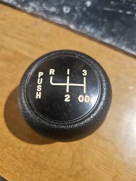 Ford Eotz7213c Nos Oem Shifter Ball Knob / B/ D Rr