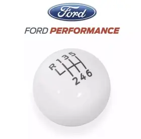 M-7213-m8b Ford Racing Performance Frpp 2015-2024 Mustang Oem Genuine Bullitt White 6 Speed Shift Shifter Knob Ball M-7213-m8b Ford Racing Performance Frpp 2015-2024 Mustang Oem Genuine Bullitt White 6 Speed Shift Shifter Knob Ball