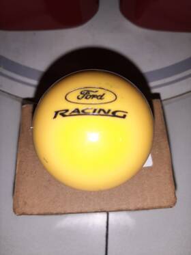 Ford X002t87rbr Racing Manual Yellow Gear Shift Knob
