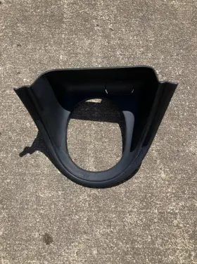 Xr3z-6304567 Ford 1994-98 Mustang Charcoal / Black Center Console Shifter Trim Bezel Oem Nice