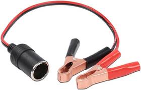 G-plus 04crp0012ark G-plus 12v Battery To Cigarette Lighter Adapter Alligator Clamp Clip 12 Volt