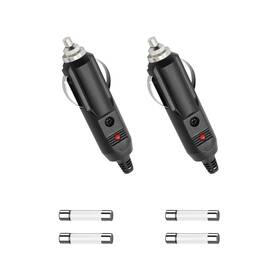 Gasedin Gasedin-3048cl 2 Pcs Cigarette Lighter Male Plug 12v Copper 2pcs