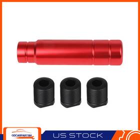 Gdcarpartsin Gd166372c01 Red Transmission Universal Aluminum Manual Gear Shift Knob Lever Head 13cm