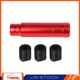Gd166372c01 Gdcarpartsin Red Transmission Universal Aluminum Manual Gear Shift Knob Lever Head 13cm