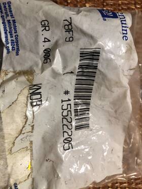 General Motors 15522205 5 Speed Shift Knob Nos 1982-1995 S10 And S15 Gm Trucks