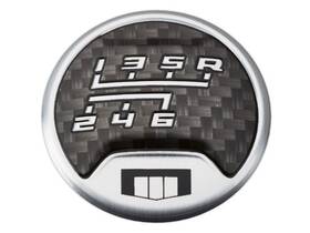 General Motors 24293737 New Oem Chevy 6.2l V8 Carbon Fiber Shift Knob Insert With Camaro Logo