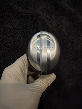 General Motors 84501967 2016-2021 Camaro Automatic Shift Knob Carbon Fiber With Gray Stitching Oe