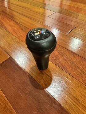 Genuine Bmw 25117896884 6-speed M Leather Shift Knob Oem