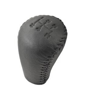 Genuine Ford Oem Xr3z-7213-ba 1983-2004 Mustang 5 Speed Black Leather Shifter Shift Knob