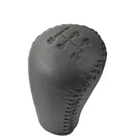 Xr3z-7213-ba Genuine Ford Oem 1983-2004 Mustang 5 Speed Black Leather Shifter Shift Knob
