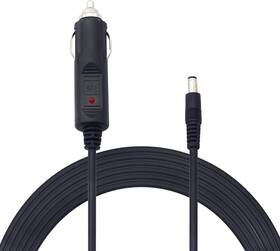 Gintooyun Fql20200731 12v 24 V Dc 5.5mm X 2.1mm Car Cigarette Lighter Extension Power Supply Black