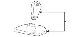 Gm 24281297 Genuine Orange Ignite Metallic Manual Transmission Shift Lever Knob