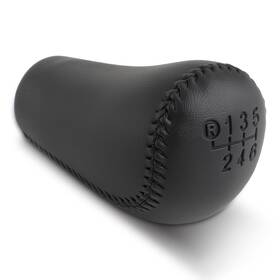 Goamotors Pz020-ok012 6 Speed Leather Manual Gear Shift Knob For Toyota Tacoma Black