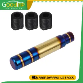 Go166371t01 Goodtrip-autoparts 13cm Blue Universal Car Manual Aluminum Gear Shift Knob Adjuatable Lever Head