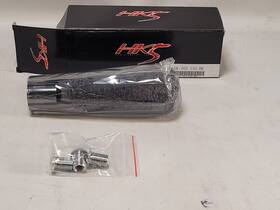 Hks 3-sk-002-150-bk-3 150mm Transparent Manual Black Diamond Crystal Bubble Shift Knob Universal