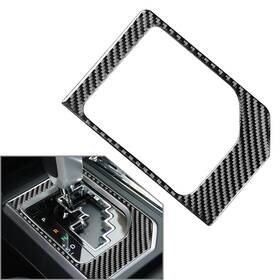 Hkseller-au 423987205969 1 Pcs Black Carbon Fiber Gear Shift Panel Cover Trim For Toyota Tundra 2014-2021