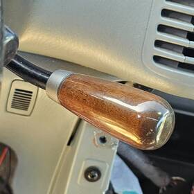 Honda 08u92-s3v-210 2003-2008 Pilot Wood Grain Shift Knob Brown Automatic Oem Factory Handle