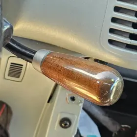 08u92-s3v-210 Honda 2003-2008 Pilot Wood Grain Shift Knob Brown Automatic Oem Factory Handle