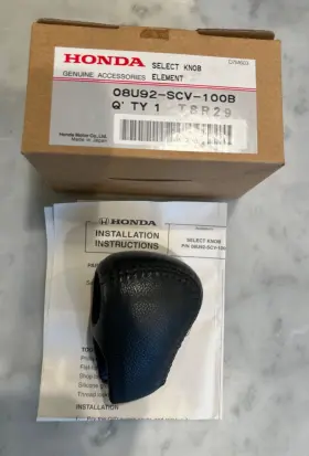 08u92-scv-100b Honda Element - Automatic Shift Knob Leather