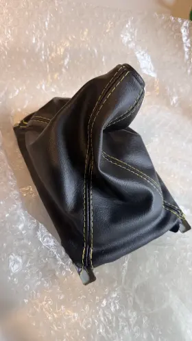 83414-st7-z10zc Honda Genuine Integra Type R Dc2 Db8 Yellow Stitched Shift Boot Jdm Rx Used