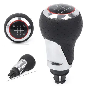 Hukyu 550742436556 6-speed Manual Gear Shift Knob For Audi A4 S4 B8 8k A5 8t 8r 2007-2015 14 Us