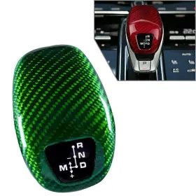 Hukyu 612047570981 New Gear Shift Knob Green Cover Trim For Porsche Panamera 971 Chassis G2 2017-20