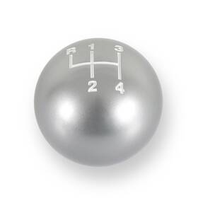Hurst 163453hst Abs Shift Knob - 4-speed Pattern Matte Grey
