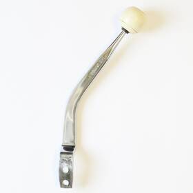Hurst 6836-4kw-u Usa Vintage 1980s 6836 Chrome Steel Stick With Original 4 Speed Knob Nice